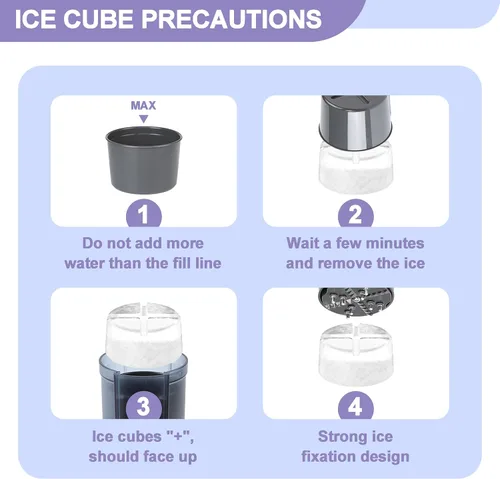 Miniatura 3 de Accesorio de Hielo Afeitado para Batidora de Soporte KitchenAid con 16 Moldes de Hielo, Fabricante de Conos de Nieve, Accesorios de Afeitadora