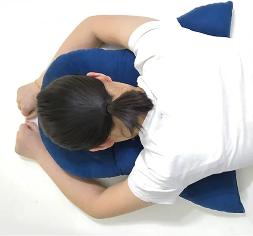 Miniatura 2 de Almohada de retina acostada almohada boca abajo después de la cirugía ocular Almohada de apoyo para la cabeza del hombro Almohada de retina