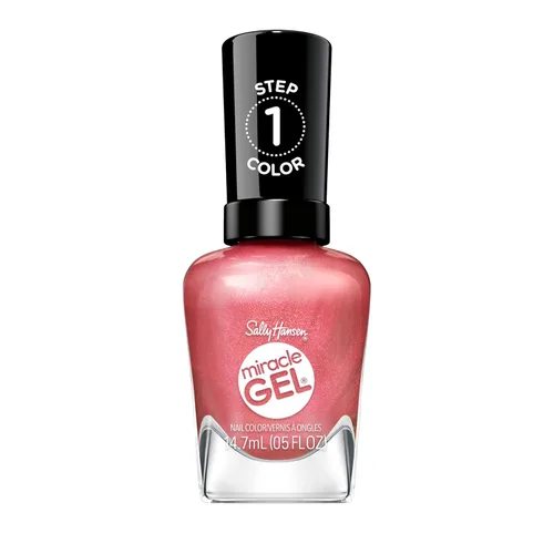 Miniatura 30 de Sally Hansen Miracle Gel Supercharged Pinks Esmalte de uñas Fórmula similar a gel de calidad de salón, sistema de dos pasos, no necesita luz UV