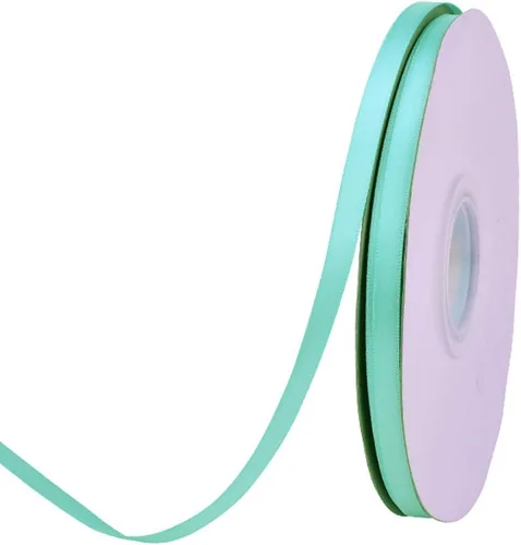 Miniatura 223 de Ribest - Cinta de satén de doble cara de 1 pulgada y 50 yardas por rollo, verde manzana, para envolver regalos, ramos de flores, accesorios