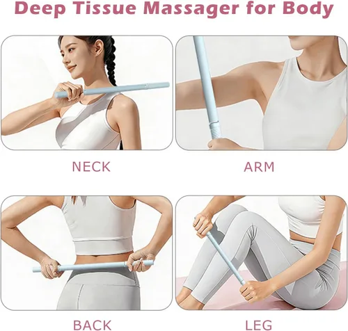 Miniatura 4 de Muscle Roller Stick - Massage Roller for Myofascial Release & Deep Tissue Massage for Legs, Back, Shoulders - Relieve Soreness & Improve Recovery