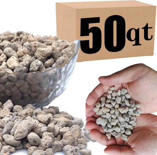 Miniatura 9 de Piedra pómez hortícola para plantas tamizada profesional (12 cuartos de galón, 1/2 pulgada)