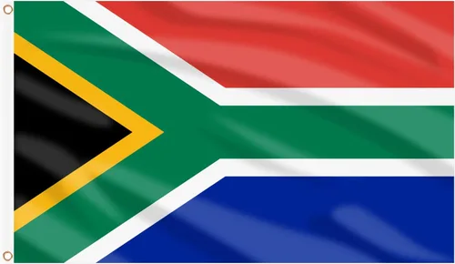 AhfuLife 2 banderas sudafricanas de 3 x 5 pies, banderas grandes de Sudáfrica para exteriores, doble cara con ojales de latón para decoraciones de