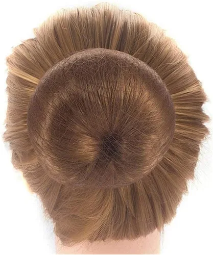 20 "Lote de redecillas para el cabello Invisible Elastic Edge Mesh 19.7 in Redes de pelo reutilizables (marrón claro 10pcs)