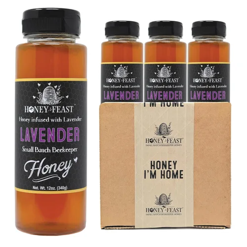 Miniatura 26 de Honey Feast, Miel de Flor Silvestre, 12 Onza