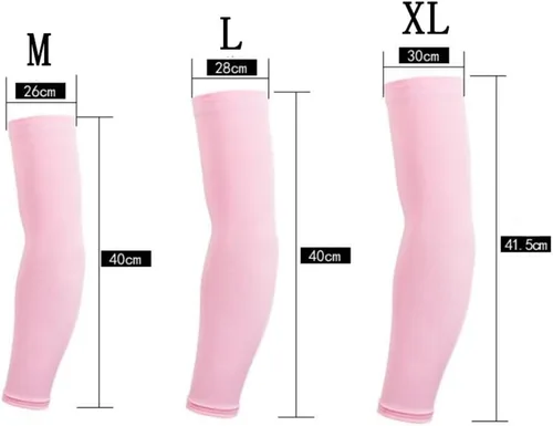 Miniatura 2 de Mangas de brazo para mujeres y hombres, ciclismo armwarmers verano protección solar UV 2 pares (azul+azul claro)