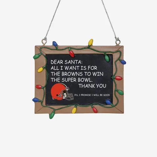 Miniatura 17 de NFL Resin Holiday Christmas Chalkboard Sign Ornament