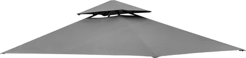 Miniatura 5 de APEX GARDEN Toldo de repuesto para el modelo #L-GG034PST, HD Hampton Bay Heathermoore Patio al aire libre 8 pies x 5 pies Gazebo para parrilla