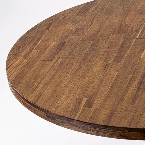 Miniatura 9 de I8SI7-40N-04 - Juego de comedor de 7 piezas para 6 personas, contiene una mesa redonda de 48 pulgadas con pedestal y 6 sillas Parson de tela