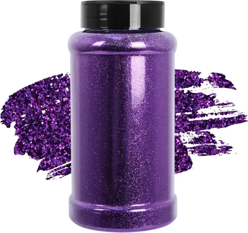 Miniatura 37 de Purpurina blanca ultrafina, 16 oz (1 lb), purpurina fina para manualidades de resina, uñas, vasos, slime, cosméticos y decoración de festivales