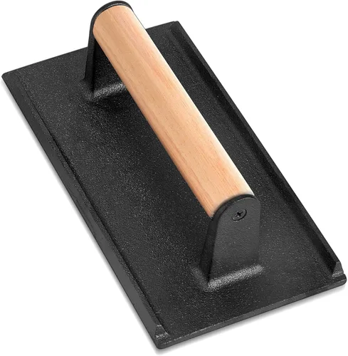 Leonyo Smash - Prensa de hamburguesas, prensa de hamburguesas de hierro fundido, kit de accesorios de parrilla de alta resistencia para cocinar