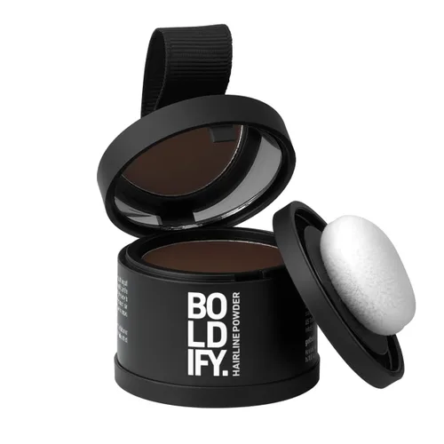 Miniatura 33 de BOLDIFY Polvo de línea del cabello (GRANDE, 10g) - Color de cabello para retoque de raíces para cobertura de canas - Polvo para el cabello que Negro