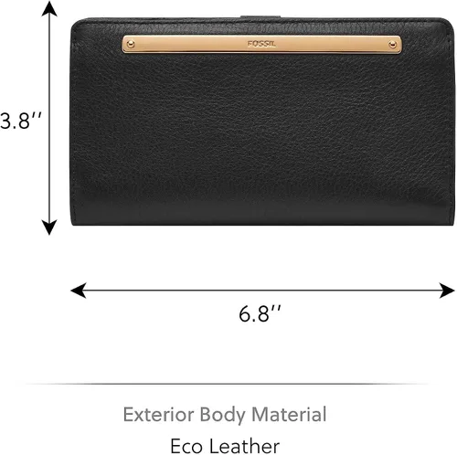 Miniatura 3 de Fossil Cartera delgada de cuero Liza para mujer