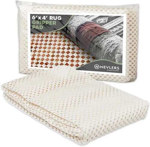 Miniatura 11 de Nevlers Almohadilla antideslizante de 2 x 10 pies Agarre antideslizante de PVC de tejido abierto para suelos de madera dura y otras superficies
