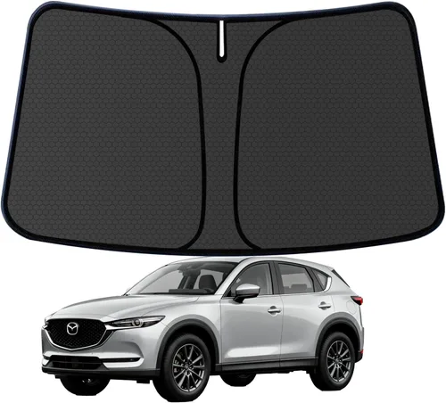 Miniatura 65 de Civic - Parasol para parabrisas Honda Civic 2022-2024 2025 (no para Honda 2022 Sport), visera frontal gruesa plegable 1:1, mantiene tu automóvil más