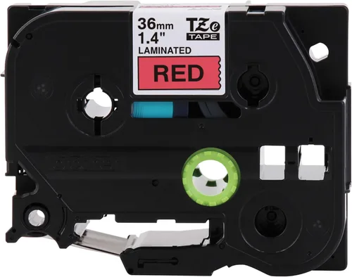 Miniatura 43 de Brother P-touch TZE-S951 - Cinta adhesiva laminada extra resistente de 1 pulgada (24 mm) de ancho, negro sobre plateado mate, laminada