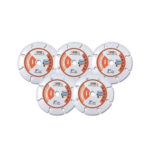 Miniatura 26 de BGTEC Hoja turbo de granito de diamante, disco de corte de 3 pulgadas/2.953 in para hormigón, hormigón reforzado, piedras artificiales duras