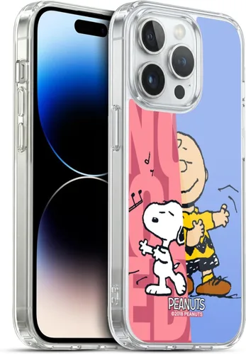 Miniatura 312 de Head Case Designs Funda de gel con licencia oficial de Peanuts Snoopy & Woodstock Halfs and Laughs [protección de grado militar] compatible