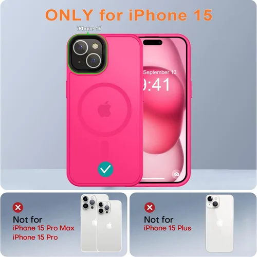 Miniatura 143 de Fuerte magnético para iPhone 11, compatible con Magsafe, [resistente a caídas de 13 pies] Funda trasera translúcida mate con sensación de piel