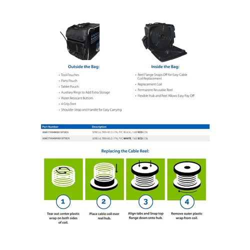Miniatura 4 de SatelliteSale Kit de bolsa de servicio tecnológico innovadora y sostenible de Amphenol