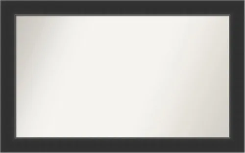 Miniatura 233 de Amanti Art Espejo personalizado, espejo de baño negro Astor, espejo de pared o espejo de tocador de baño sobre el fregadero (25 x 25 pulgadas)