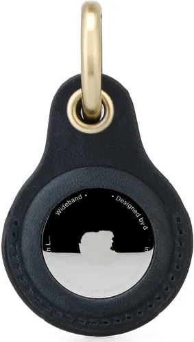 para Llavero Airtag, Compatible con Soporte Apple AirTag, Funda Rastreadora de Cuero Genuino Antipérdidas para Perros, Gatos, Mascotas, Llaves,