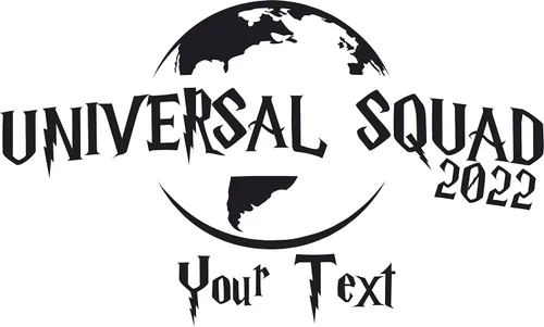 SEC Apparel Parches universales de vinilo para planchar en las vacaciones familiares para camisetas, tela y ropa (vacaciones universales 1)