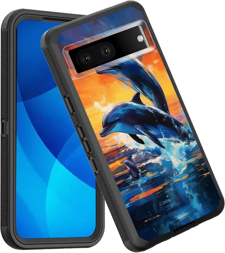 Miniatura 31 de Funda para Pixel 7a, a prueba de golpes, 3 capas, protección de cuerpo completo, resistente, de alto impacto, para Google Pixel 7a de 6.1 pulgadas