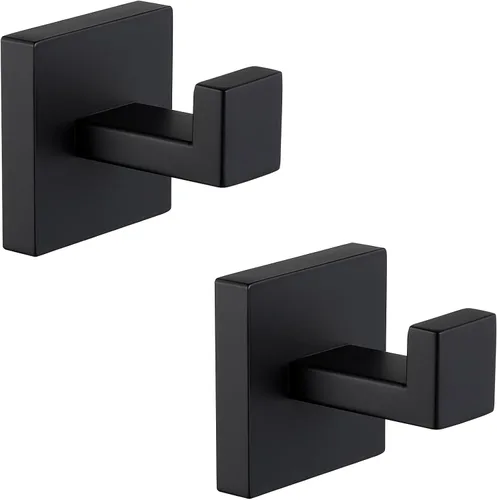 Miniatura 20 de Angle Simple Gancho para toalla de baño, SUS 304 de acero inoxidable para ducha, toalla de baño, colgador de bata, gancho de pared, cromo pulido