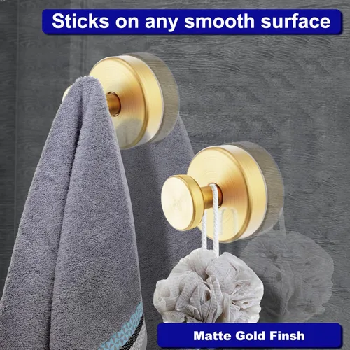 Miniatura 7 de Bntuk Ganchos de ventosa para ducha, ganchos para toallas para vidrio de ventana de baño, gancho de bata de baño Looafh para colgar - paquete de 2