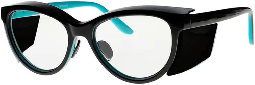Miniatura 7 de Gafas de seguridad contra la radiación en elegante montura de ojo de gato para mujer con lentes reductores de radiación pb de 0.030 in.