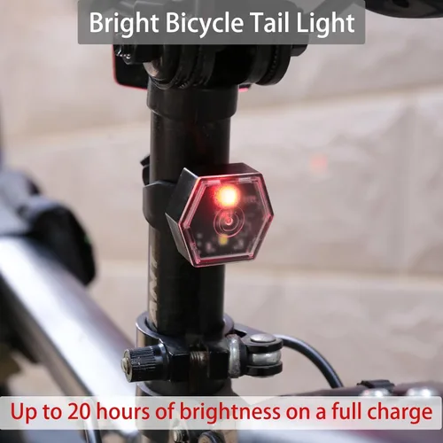 Miniatura 2 de Bike Tail Lights Bicycle Cycling Rear Light USB-C Rechargeable Clip on Strobe LED Safety Light, Running Lights for Runners Flashing Bike Lights for