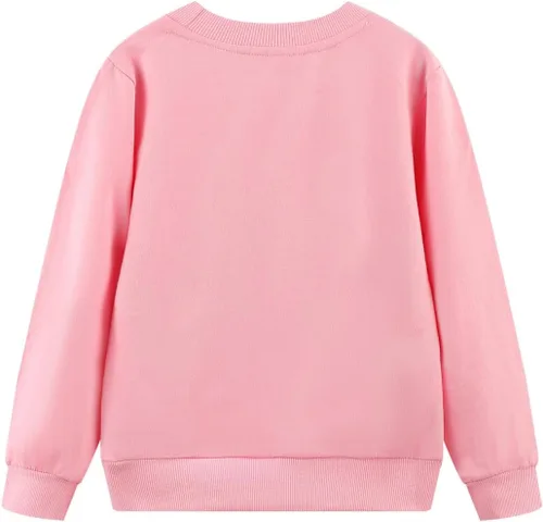 Miniatura 103 de Sudaderas para niñas pequeñas, cuello redondo, sin botones, de manga larga, para invierno, casual, ropa 2T-7T, Dinosaurio