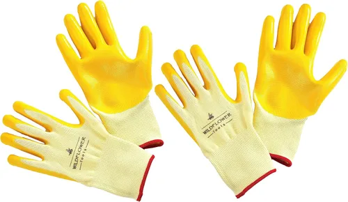 Miniatura 7 de Guantes de jardinería para mujeres y hombres, revestimiento de nitrilo para protección Multi colorido
