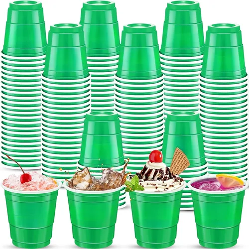 Miniatura 38 de 500 piezas Vasos de Chupito de Plástico Lake Bule de 2 onzas vasos de chupito azules Revelación de Género vasos de chupito desechables para beber