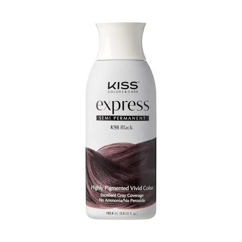 Miniatura 23 de Kiss Express - Kit completo de tinte semipermanente para el cabello, tinte vívido y altamente pigmentado para cabello vibrante, fórmula suave