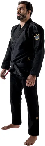 Miniatura 4 de Kingz Comp 450 V6 Brazilian Jiu Jitsu Gi - Kimono ligero para hombre BJJ - IBJJF Legal - 450gsm Pearl Weave Professional