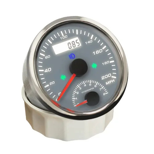 Miniatura 3 de ELING Velocímetro GPS 2 en 1 de 3.346 in 200 MPH con tacómetro 8000 RPM para automóvil, motocicleta, ATV, UTV, kilometraje reiniciable 3.346 in 9-32