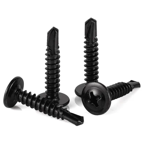 Miniatura 3 de Mellewell Tornillos autoperforantes de cabeza de oblea #8 x 1, tornillos de madera, tornillos de chapa autorroscantes rápidos de cabeza de truss