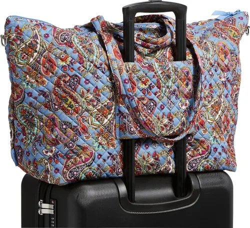 Miniatura 4 de Vera Bradley Women's Cotton Overnight Tote Travel Bag
