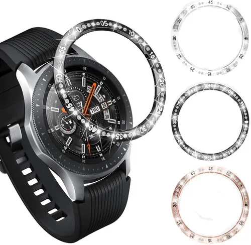 Miniatura 8 de FitTurn Anillo de bisel compatible con Samsung Galaxy Watch 4 Classic de 1.811 pulgadas/Galaxy Watch 1.811 pulgadas/Gear S3 Frontier & plateado