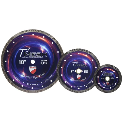 Miniatura 2 de Russo Trading Company Cuchillas de diamante de malla T3 (4 1/2")