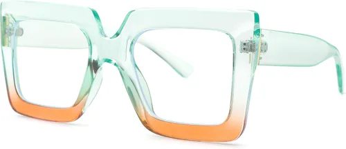 Miniatura 23 de Pro Acme Gafas de bloqueo de luz azul, marcos cuadrados grandes, anteojos falsos para mujer