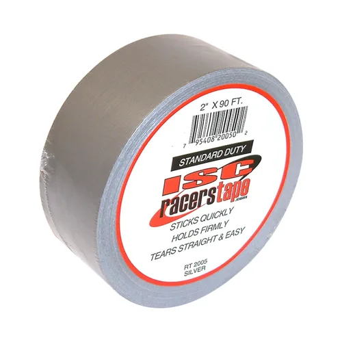 ISC Racer's Tape cinta adhesiva de rendimiento estándar, Plateado
