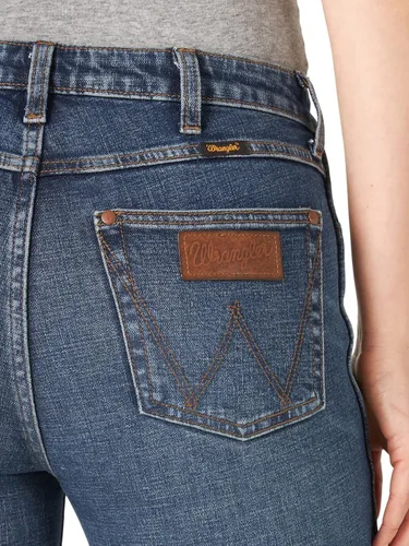 Miniatura 4 de Wrangler Jeans retro de talle alto para mujer, Verde