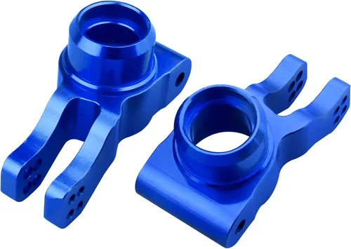 Miniatura 4 de Bujes traseros de aluminio dirección nudillos para Arrma 1/8 Kraton/Outcast/Notorious 6S BLX actualiza piezas, reemplazar AR330404 (azul marino)