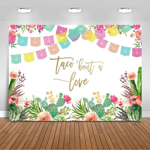 Miniatura 8 de Mocsicka Telón de fondo de amor con temática de fiesta mexicana, decoración de despedida de soltera, boda, compromiso, foto de fondo (7 x 5 pies