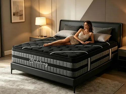 Miniatura 23 de Colchón tamaño individual de 10 pulgadas en una caja, espuma viscoelástica híbrida y resortes embolsados, 7 zonas para dormir de espalda y de lado