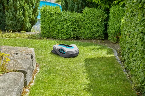 Miniatura 8 de GARDENA 15101-20 SILENO Life - Cortacésped robótico automático, con aplicación Bluetooth y cable delimitador, uno de los más silenciosos de su