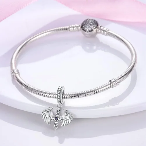 Miniatura 5 de Dije clásico para mujer, pulsera de plata de ley 925, regalo de cuentas, se puede combinar con mujeres y niñas